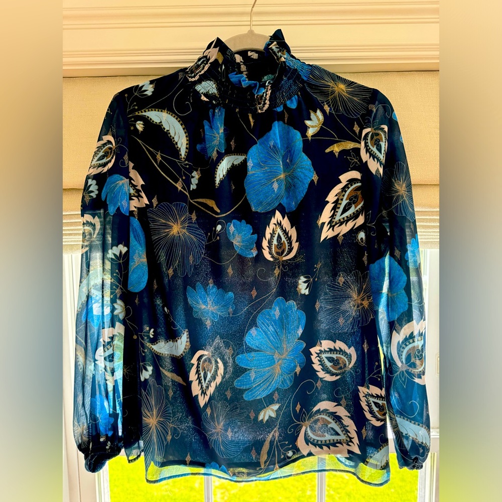 Tuckernuck Nouveau Floral Sadie Top M